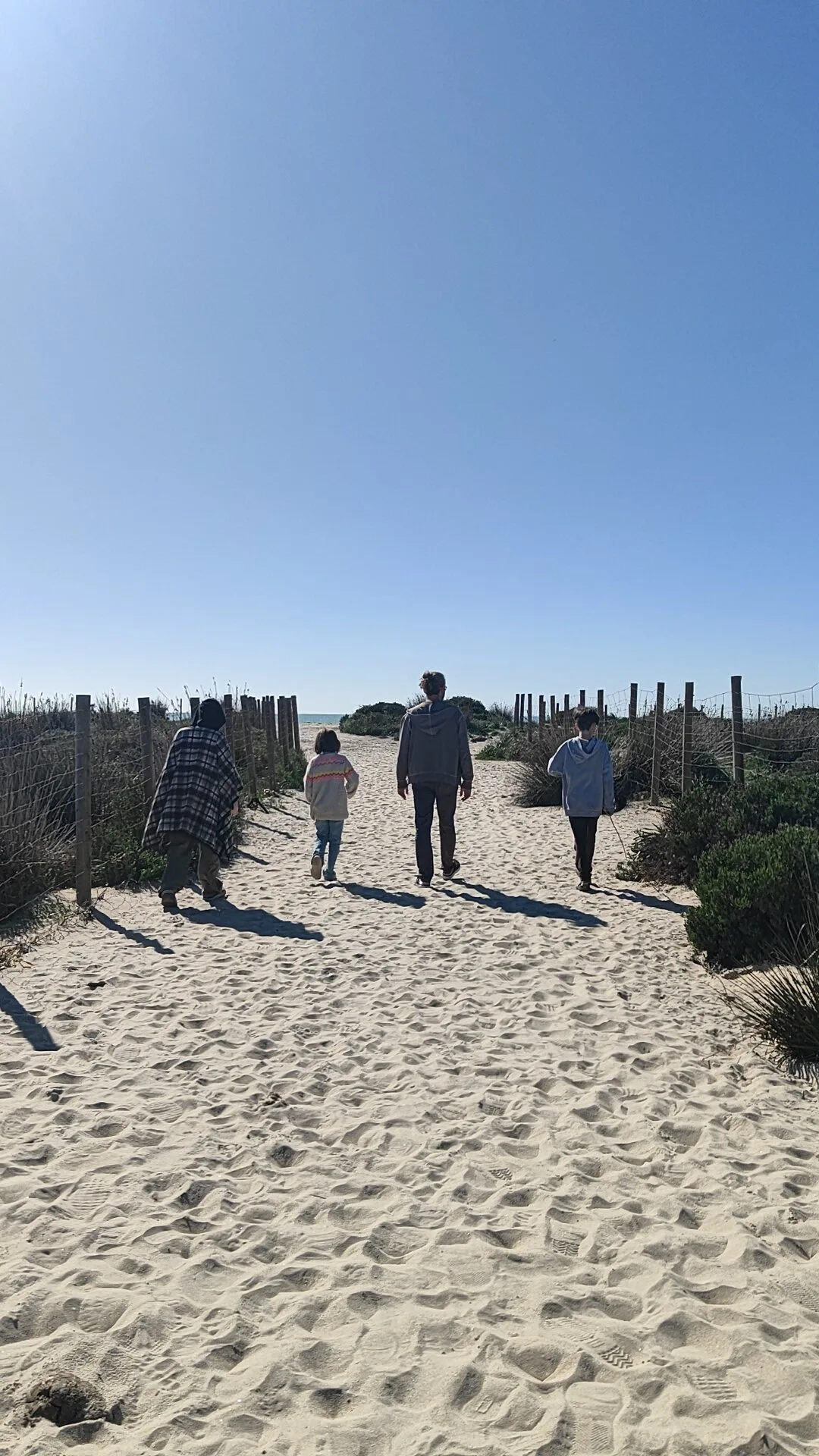 Famille sur la plage